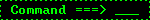 Blinkie that represents a terminal, saying 'Command' with an ASCII arrow and a blank space.